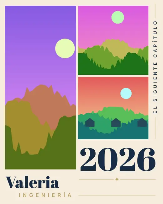 Diseño «El siguiente capítulo» de Graduación, hecho con el motor de la app y fotos de prueba ilustradas